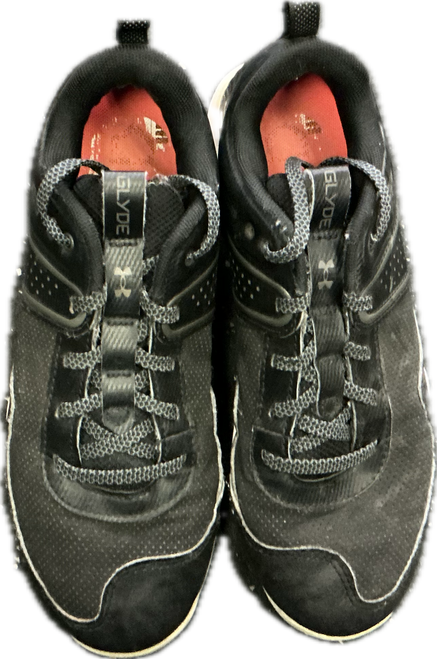 Vist Large View of Product Image Which is Used Under Armour GLYDE BB/SB Cleats Black Youth 06.5