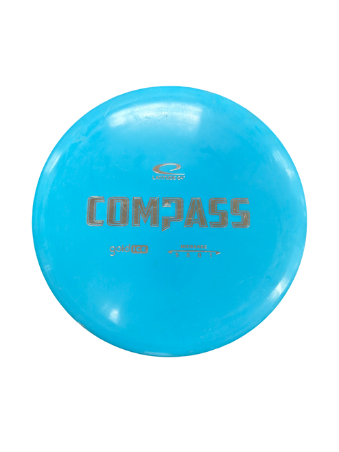 Vist Large View of Product Image Which is Used Latitude 64 COMPASS Disc Golf Mid Range Royal Blue