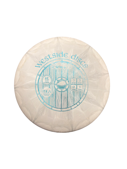 Vist Large View of Product Image Which is Used Westside SHILD Disc Golf Putter Grey