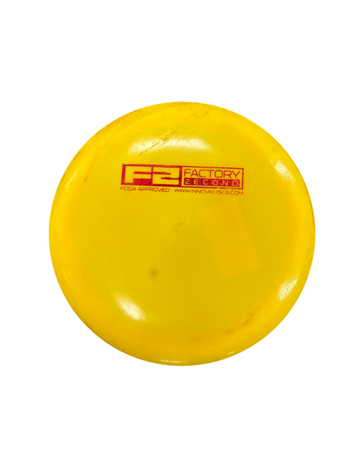 Vist Large View of Product Image Which is Used Innova F2 Disc Golf Driver Yellow