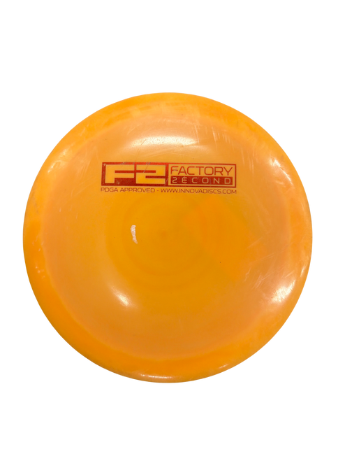 Vist Large View of Product Image Which is Used Innova F2 Disc Golf Driver Orange