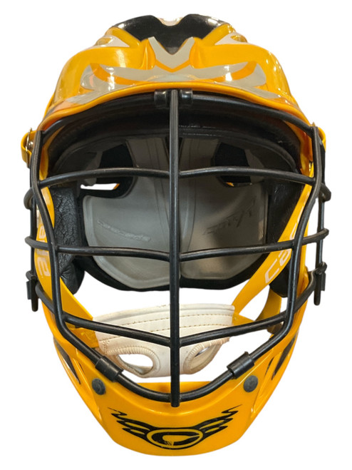 Vist Large View of Product Image Which is Used Cascade CPV-R Lacrosse Helmet Yellow XS