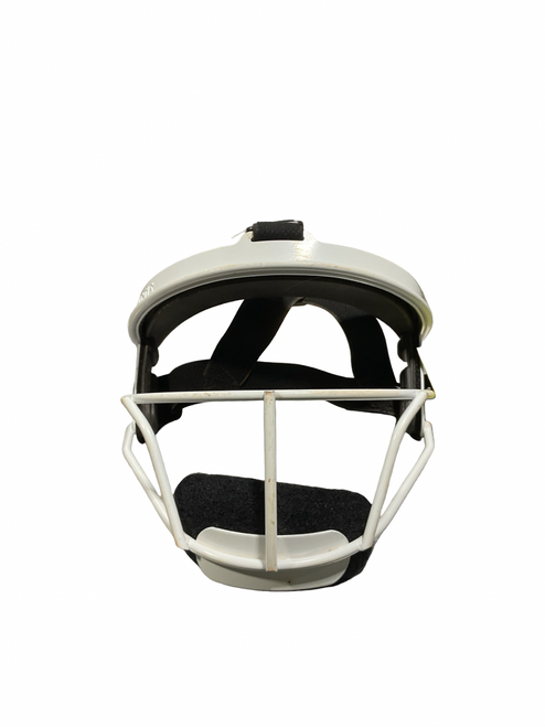 Vist Large View of Product Image Which is Used WHT FIELDERS MASK BB/SB Fielders Mask White MD