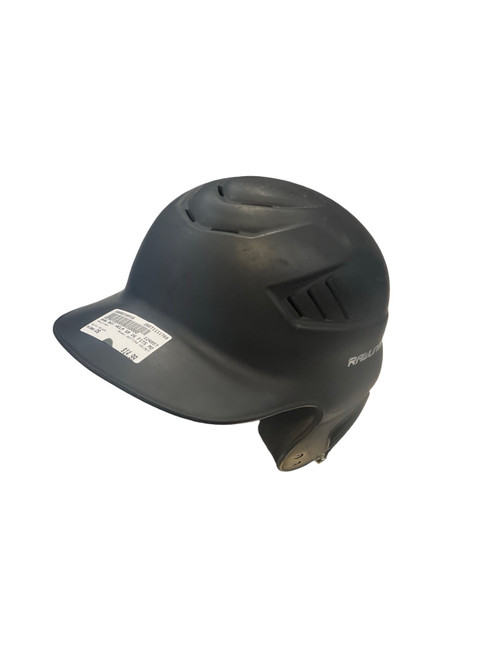 Vist Large View of Product Image Which is Used Rawlings BATTING HELMET Batting Helmet No Mask Black One Size