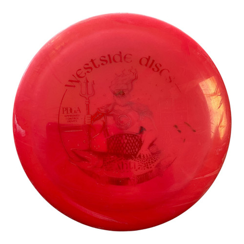 Vist Large View of Product Image Which is Used Westside TOUR AHTI Disc Golf Driver Red 174g
