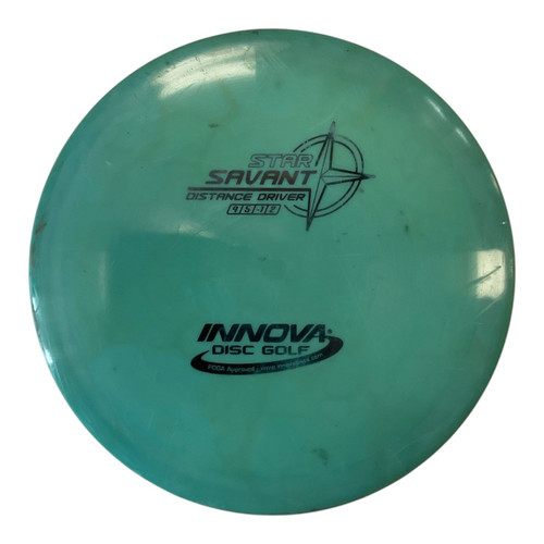 Vist Large View of Product Image Which is Used Innova STAR SAVANT Disc Golf Driver Teal 169g