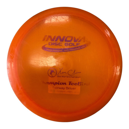 Vist Large View of Product Image Which is Used Innova CHAMP TEEBIRD Disc Golf Driver Orange 171g