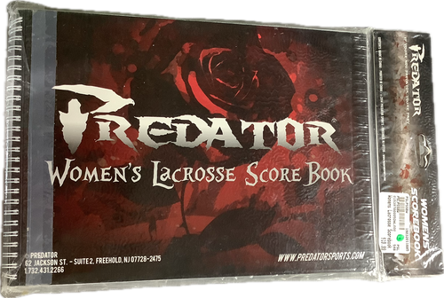 Vist Large View of Product Image Which is New Predator Womens Lacrosse Scorebook