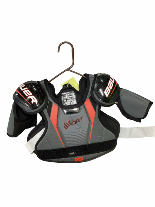 Vist Large View of Product Image Which is Used Bauer LIL SPORT Junior Shoulder Pads LG