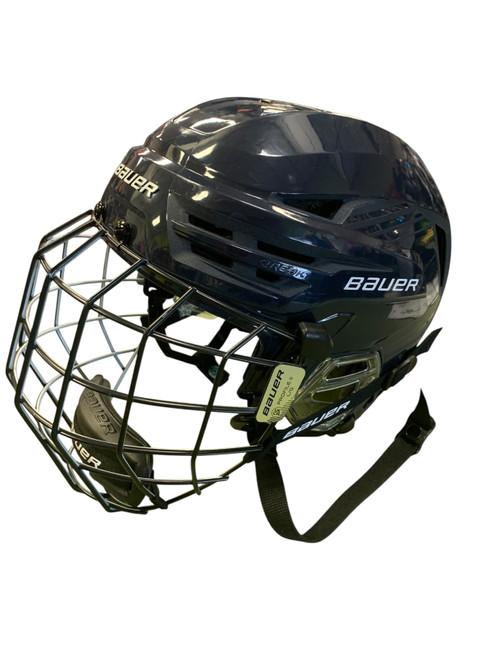 Vist Large View of Product Image Which is Used Bauer REAKT 85 Helmet Cage Combo Black LG