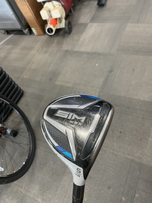Vist Large View of Product Image Which is Used Taylormade SIM MAX Mens Fairway Wood RH 5 Wood