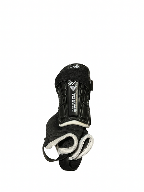 Vist Large View of Product Image Which is Used Vizari Soccer Shin Guards Youth Black XS