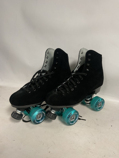 Vist Large View of Product Image Which is Used BOARDWALK QUAD SKATES Senior Roller Quad Skates Black Senior 9