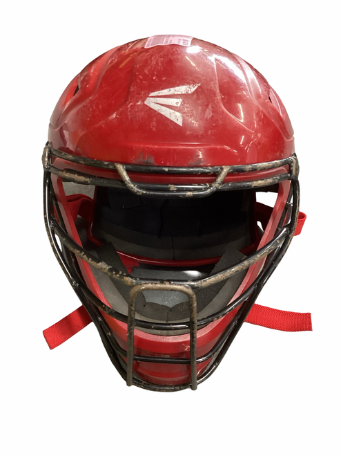 Vist Large View of Product Image Which is Used Easton CATCHERS HELMET Catchers Helmet w/Mask Red SM