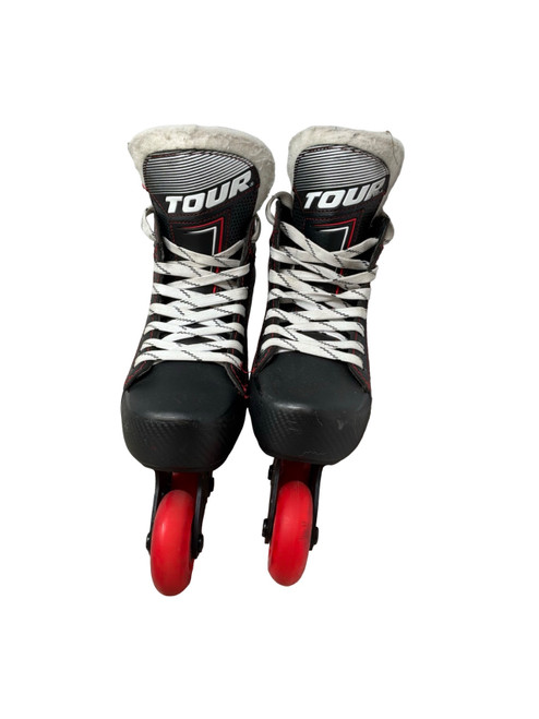 Vist Large View of Product Image Which is Used Tour Q91 Junior Rec Fitness Skates Black Adjustable SZ. 13-3