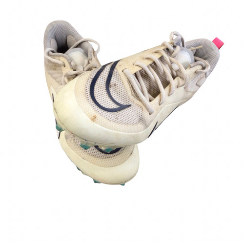 Vist Large View of Product Image Which is Used Nike LAX Cleats Mens White Senior 8.5