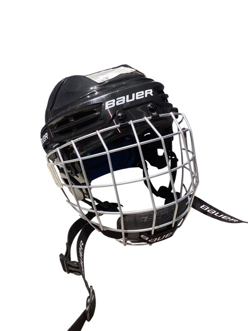 Vist Large View of Product Image Which is Used Bauer PRODIGY Helmet Cage Combo Black SM