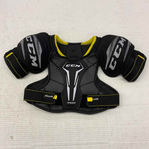 Vist Large View of Product Image Which is Used CCM TACKS 9550 Junior Shoulder Pads LG