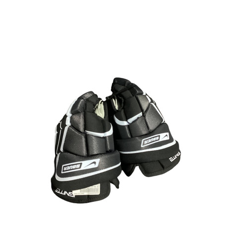 Vist Large View of Product Image Which is Used Bauer IGNITE 44 Junior Gloves Black 12"
