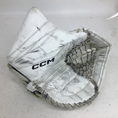 Vist Large View of Product Image Which is Used CCM AXIS XF JR REGULAR GOALIE CATCHER Junior Goalie Catcher White