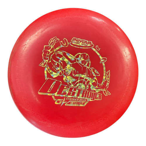Vist Large View of Product Image Which is Used Innova GSTAR DESTROYER Disc Golf Driver Red 172g