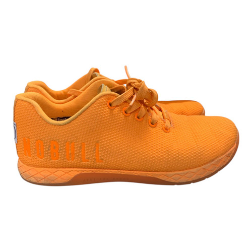 Vist Large View of Product Image Which is Used Soccer Indoor Shoes Orange Senior 7