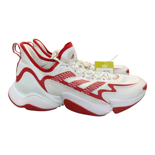 Vist Large View of Product Image Which is Used Adidas Basketball Shoes M White Senior 12