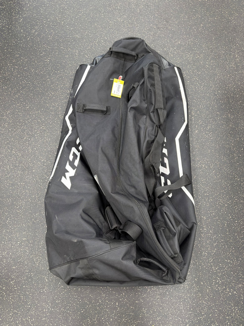 Vist Large View of Product Image Which is Used CCM Sr Wheeled Goalie Bag Black