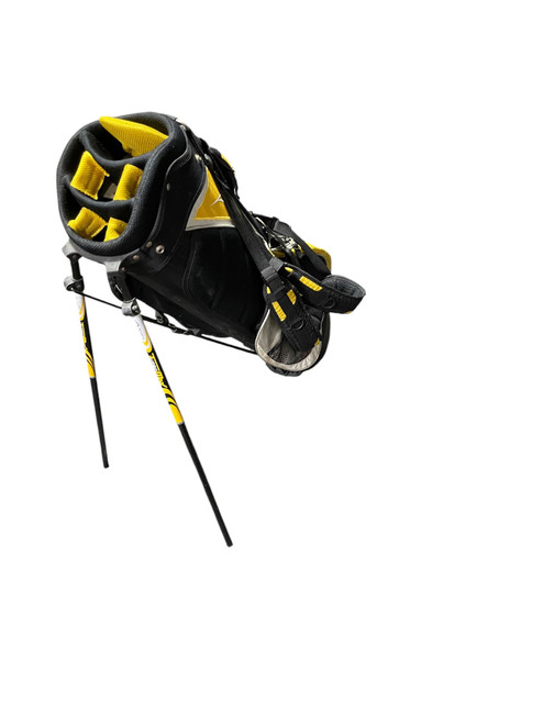 Vist Large View of Product Image Which is Used TURBOMAX Mens Stand Bag Black/Yellow