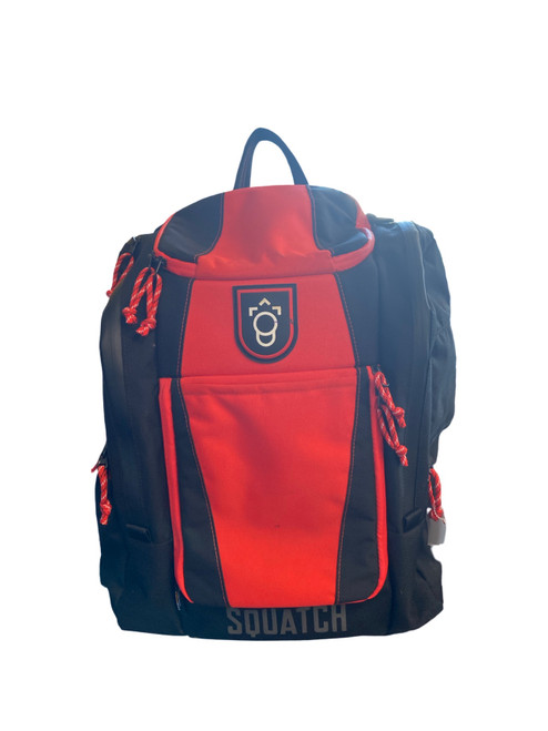 Vist Large View of Product Image Which is Used Disc Golf Backpack Red