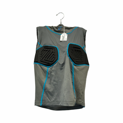 Vist Large View of Product Image Which is Used Champro PADED UNDER SHIRT FB Top Adult Grey SM