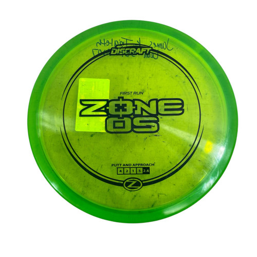 Vist Large View of Product Image Which is Used Discraft ZONE OS Disc Golf Putter Green