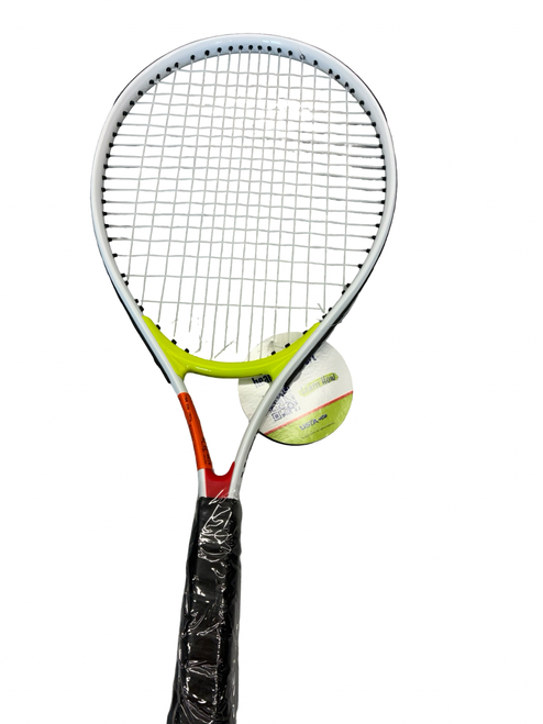 Vist Large View of Product Image Which is Used RED BALL Junior Tennis Racquet White 23"