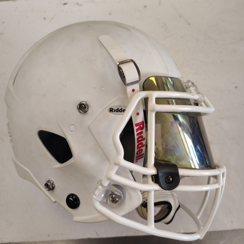Vist Large View of Product Image Which is Used Riddell HELMET FB Helmet White SM