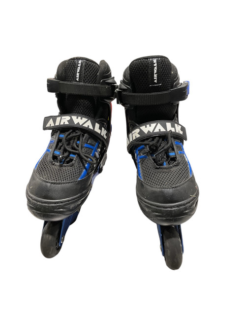 Vist Large View of Product Image Which is Used Airwalk ADJUSTABLE FIT Junior Rec Fitness Skates Royal Blue Adjustable