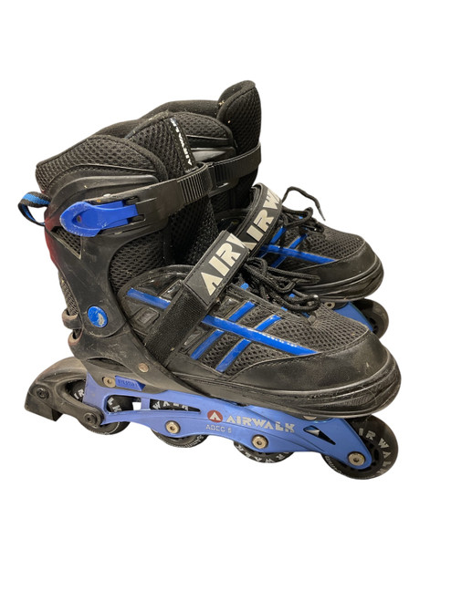 Vist Large View of Product Image Which is Used Airwalk ADJUSTABLE FIT Junior Rec Fitness Skates Royal Blue Adjustable
