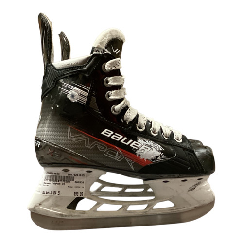 Vist Large View of Product Image Which is Used Bauer VAPOR X3 Junior Hockey Skate Junior 04.5