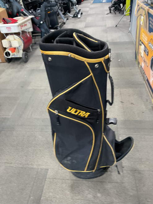 Vist Large View of Product Image Which is Used Wilson ULTRA Mens Cart Bag Black