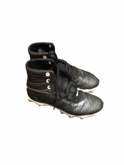 Vist Large View of Product Image Which is Used Under Armour Adult FB Cleats Black Senior 5.5