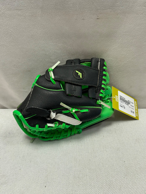 Vist Large View of Product Image Which is Used Franklin INFERNO BB/SB Glove RH Throw Green 9"