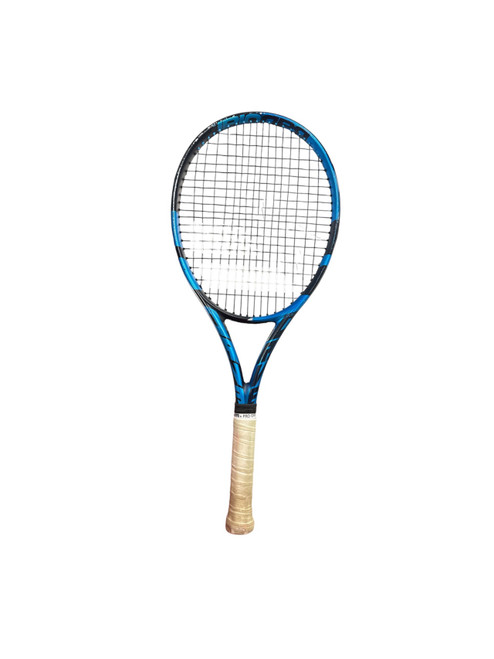 Vist Large View of Product Image Which is Used Babolat DRIVE JR Adult Tennis Racquet Royal Blue Junior