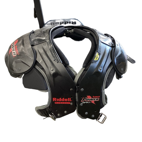 Vist Large View of Product Image Which is Used Riddell POWER JPK+ FB Shoulder Pads Black MD