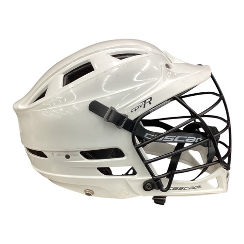 Vist Large View of Product Image Which is Used Cascade CPVR Lacrosse Helmet White One Size