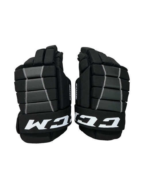 Vist Large View of Product Image Which is Used CCM EDGE Senior Gloves Black 15"