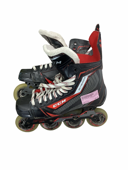 Vist Large View of Product Image Which is Used CCM JETSPEED 270R Senior Rec Fitness Skates Black Senior 9.5