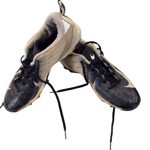 Vist Large View of Product Image Which is Used Nike Adult FB Cleats Black And White Senior 8.5
