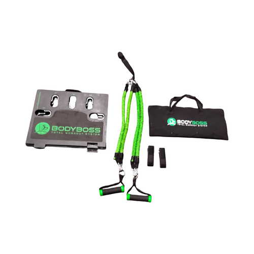 Vist Large View of Product Image Which is Used BODY BOSS CABLE GYM Rod Resistance Black