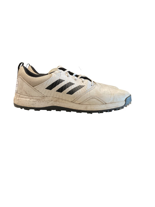 Vist Large View of Product Image Which is Used Adidas Mens Golf Shoes White Senior 10.5