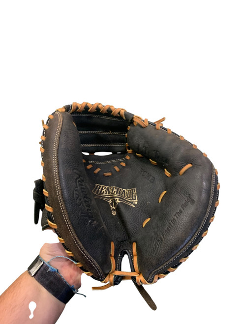 Vist Large View of Product Image Which is Used Rawlings RENEGADE BB/SB Catchers RH Throw Black 32 1/2"