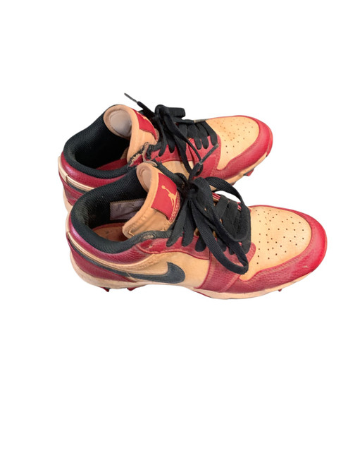 Vist Large View of Product Image Which is Used Nike JORDAN 1 BB/SB Cleats Red Junior 03